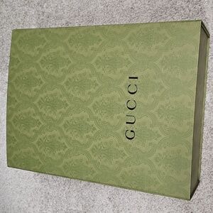 Gucci Large Olive Embossed Box